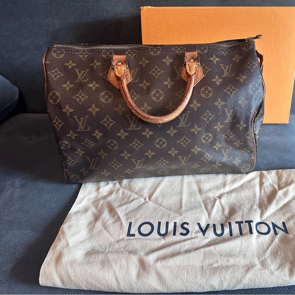 Louis Vuitton vintage Speedy 35 Travel bag in monogram canvas